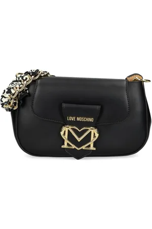 Moschino Logo-plaque shoulder bag