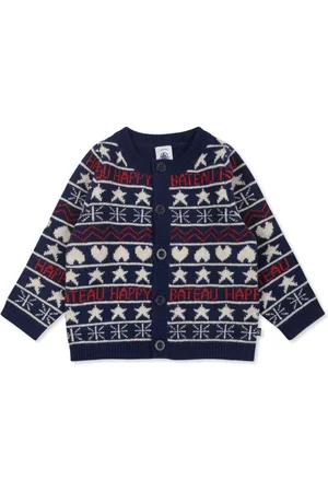 Petit Bateau Jacquard cardigan