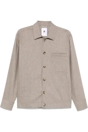 PT Torino Spread-collar shirt jacket