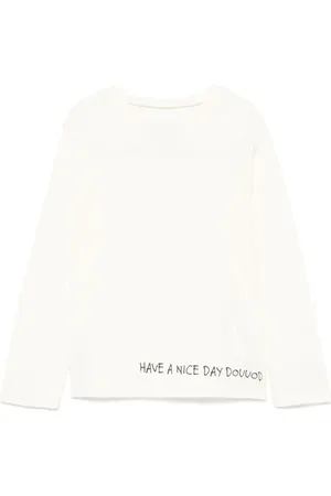 DOUUOD KIDS Logo-print T-shirt