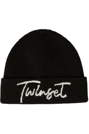 Twin-Set Logo-embroidered beanie