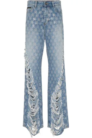 Philipp Plein Monogram strass jeans