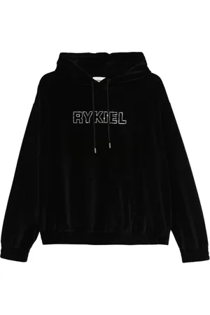 Sonia by Sonia Rykiel Rhinestone-embellished logo hoddie