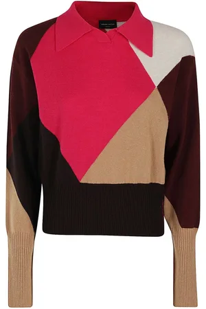 Roberto Collina Diamond-pattern wool jumper