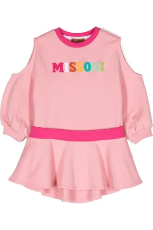 Missoni Logo-embroidered cotton dress