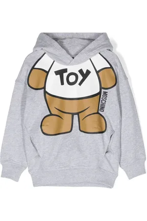 Moschino Teddy Bear-print cotton hoodie