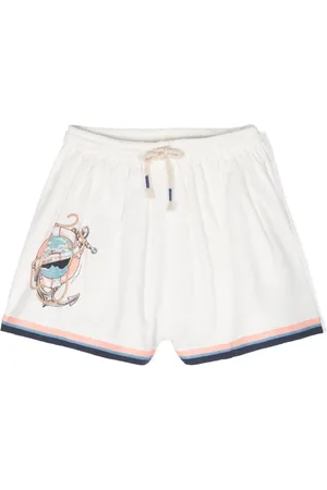 ZIMMERMANN Alight striped-edge shorts