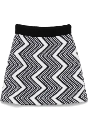 Missoni Zigzag wool mini skirt