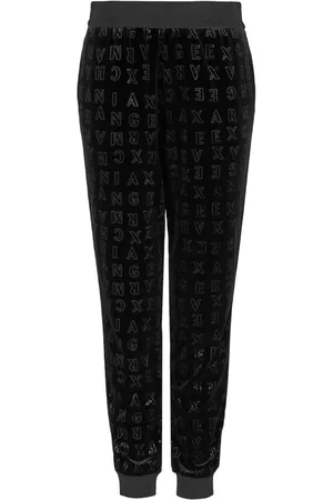 Armani Exchange Monogram-pattern joggers