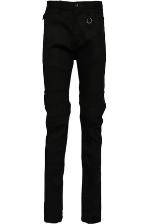 JULIUS Slim distressed trousers