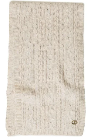 Twin-Set Cable-knit scarf