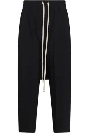 Rick Owens Cropped drawstring trousers