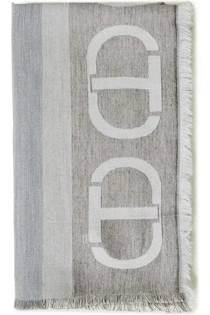 Twin-Set Jacquard knitted scarf