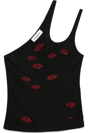 Sonia by Sonia Rykiel Asymmetrical jersey tank top