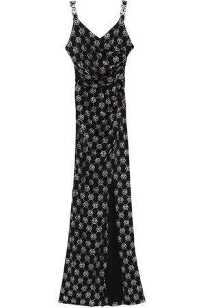 Philipp Plein Logo-appliqué maxi dress