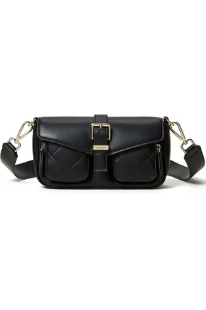 Twin-Set Quilted-pockets shoulder bag