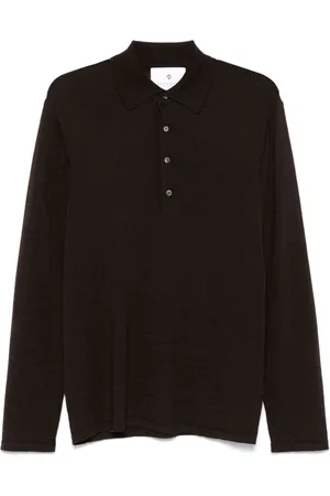 Seven Gauge Fine-ribbed polo shirt
