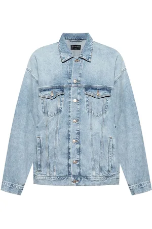 Balenciaga Logo-appliqué denim jacket