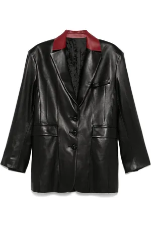 Paco rabanne Leather blazer