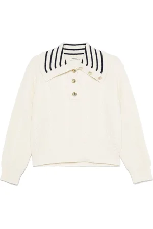 Sandro Stripe-detail sweater