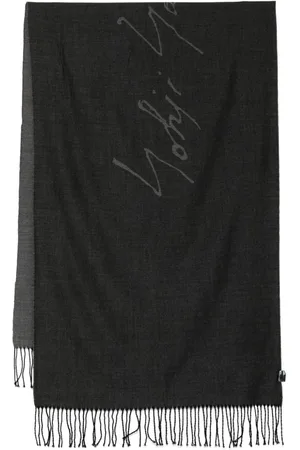 YOHJI YAMAMOTO Logo scarf
