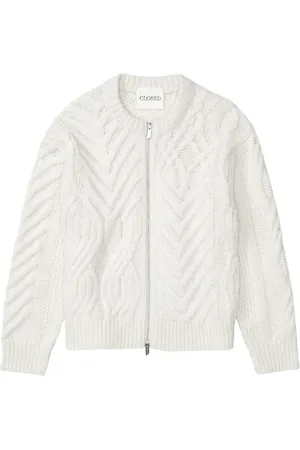 Closed Cable-knit zipped cardigan