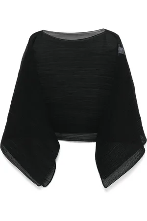 PLEATS PLEASE ISSEY MIYAKE Sheer cape
