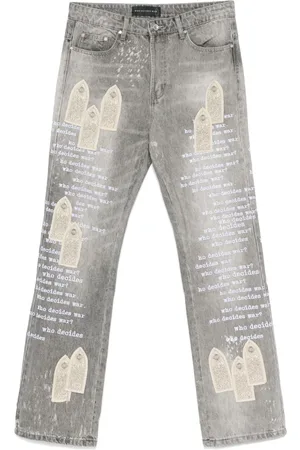 Who Decides War Scripture jeans