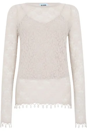Blugirl Crochet knit top