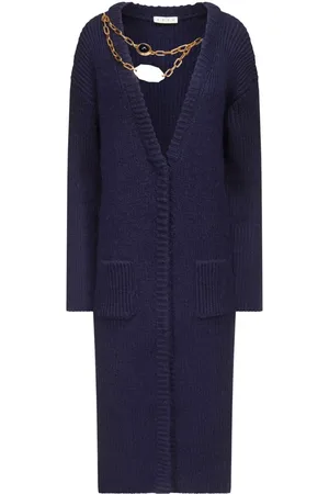 AREA Ribbed long-length cardigan