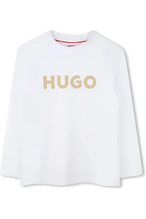 HUGO BOSS Logo-print long-sleeved T-shirt