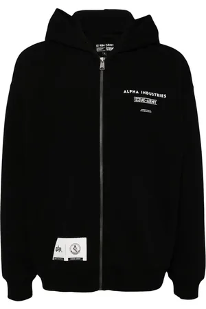 Izzue Logo-printed hooded jacket