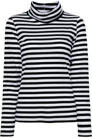 AGNÈS B. Striped transformable T-shirt
