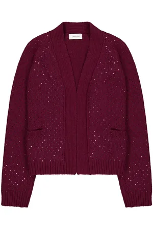 LANEUS Perforated-design cardigan