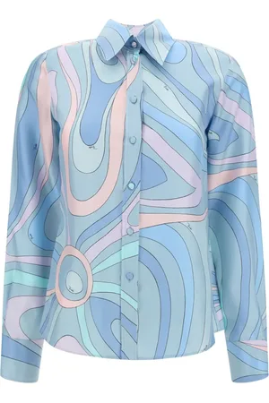 Puccini Marmo-print shirt