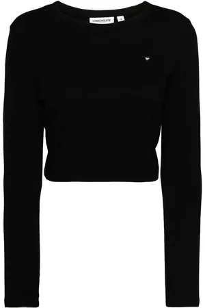 Chocoolate Logo-patched top