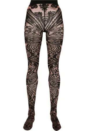 Wolford X ETRO Body Tattoo jacquard tights