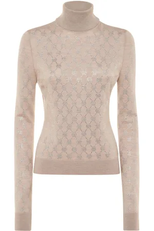 Philipp Plein Monogram crystal-embellished sweater
