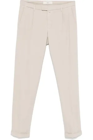 BRIGLIA Pleat-detail trousers
