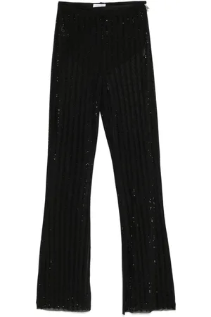 Patrizia Pepe Crystal-embellished trousers