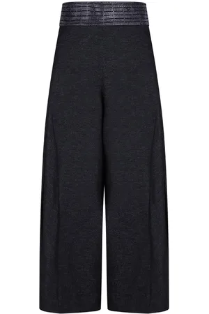 GENNY Wide-leg cropped trousers