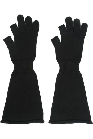 Rick Owens Virgin wool gloves