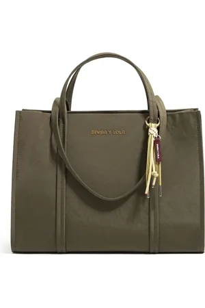 Bimba y Lola Large logo-lettering tote bag