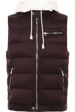 ELEVENTY Bi-material gilet