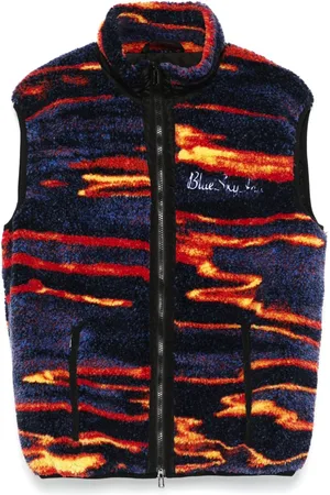 BLUE SKY INN Sunset Sea-print gilet
