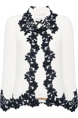 Edward Achour Paris Guipure-lace tailored jacket