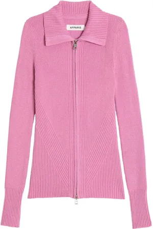 Apparis Ribbed knit cardigan