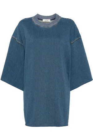SYSTEM Denim jersey top