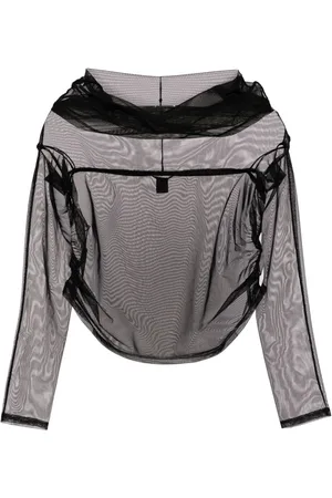 Kiki de Montparnasse Tulle off-shoulder top