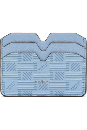 MOREAU Logo-stamp leather card holder